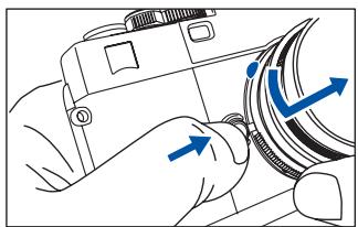 ZEISS IKON RANGEFINDER - Montage/enlèvement de l'objectif - 2