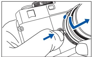 ZEISS RANGEFINDER - Montage/enlèvement de l'objectif - 2
