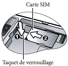 BENQ-SIEMENS EF51 - Insérer la carte SIM - 3