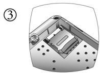 BENQ-SIEMENS EF71 - Insérer la carte microSD - 3
