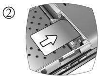 BENQ-SIEMENS EF71 - Insérer la carte SIM - 2