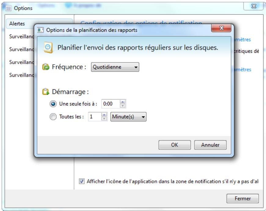 ACRONIS DRIVE MONITOR - Planification des rapports réguliers - 1