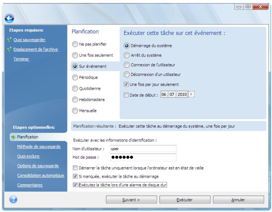 ACRONIS DRIVE MONITOR - Un logiciel de sauvegarde est disponible : - 1