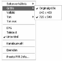 VAOVA DTV-200U - Bildschirmmenu - 2