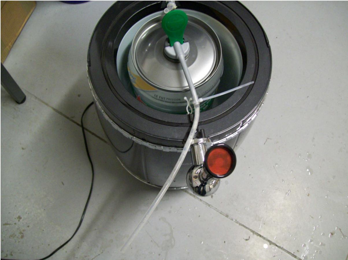 VAOVA MB-600 - 2^ ) Préparation du système de distribution de bière (embout Heineken) - 3