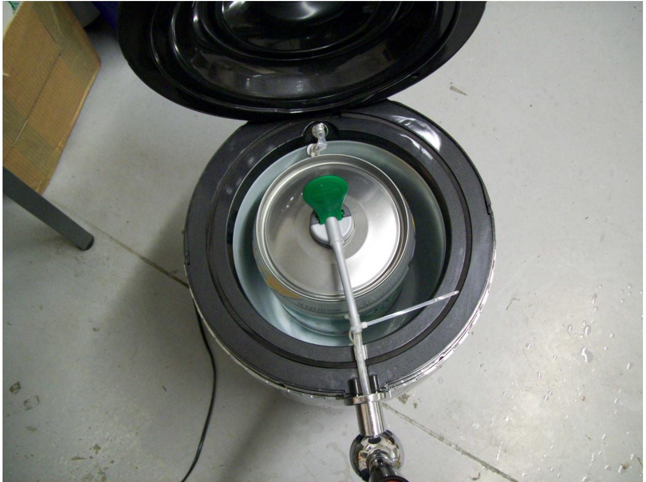 VAOVA MB-600 - 3^ ) Phase final : dernierre installation avant de se servir de la pompe à bière - 3