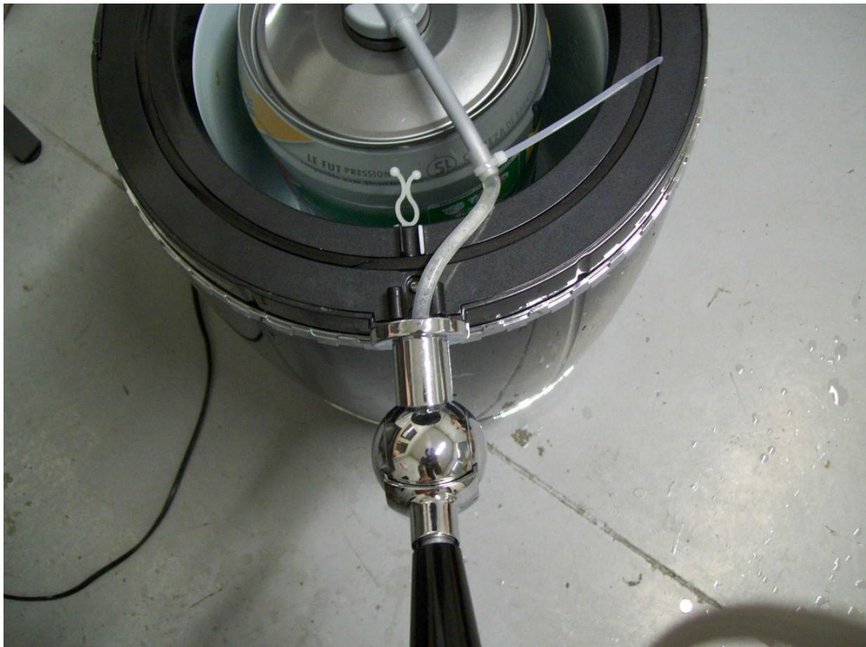 VAOVA MB-600 - 3^ ) Phase final : dernierre installation avant de se servir de la pompe à bière - 2