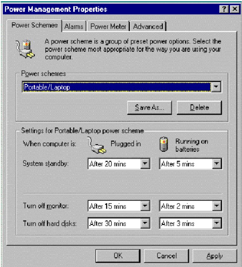 MAXDATA VISION 350M - Über die Energiemanagement-Funktionen von Windows 98 - 3