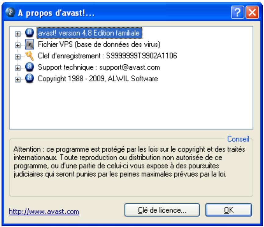 AVAST ANTIVIRUS EDITION FAMILIALE 4.8 - Comment s'enregistrer pour obtenir une clé de licence - 1