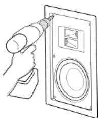KLIPSCH THX ULTRA 2 IN-WALL - Speaker Installation (for New Construction, skip to step #3) - 2