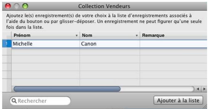 FILEMAKER BENTO 2 - Pour créer un champ liste d'enregistrements associés : - 2