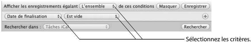 FILEMAKER BENTO 2 - Pour créer une collection intelligente : - 1