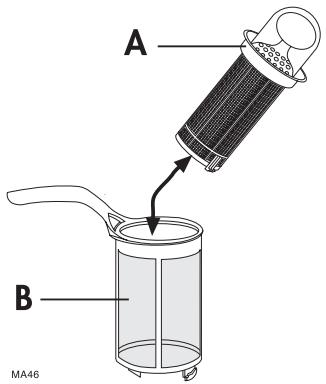 M-SYSTEM MVW681 - Important! Avant de nettoyer les filtres, vérifiez que l'appareil est éteint. - 1