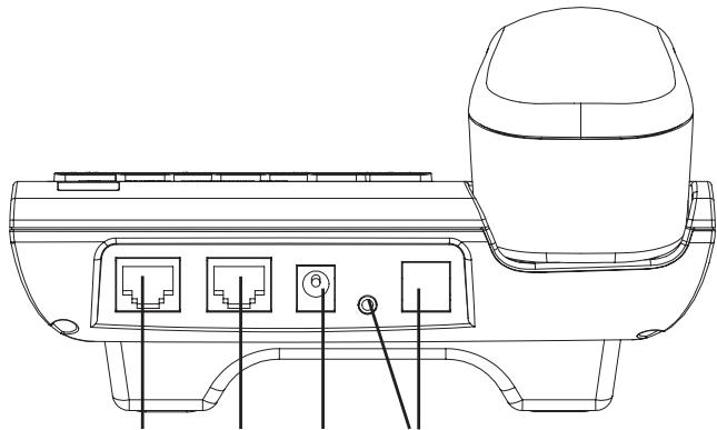 GRANDSTREAM GXP285 1-LINE - CONNECTING THE PHONE: - 1