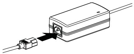ZEBRA HC100 - Pour connecter l'imprimante à une source d'alimentation et la mettre sous tension, procédez comme suit: - 2