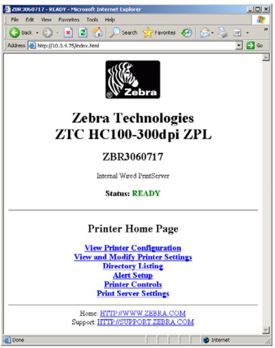 ZEBRA HC100 - Pages Web - 1