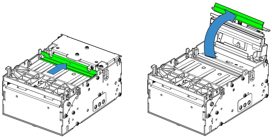 ZEBRA KR203 - Ouverture de la tête d'impression - 1