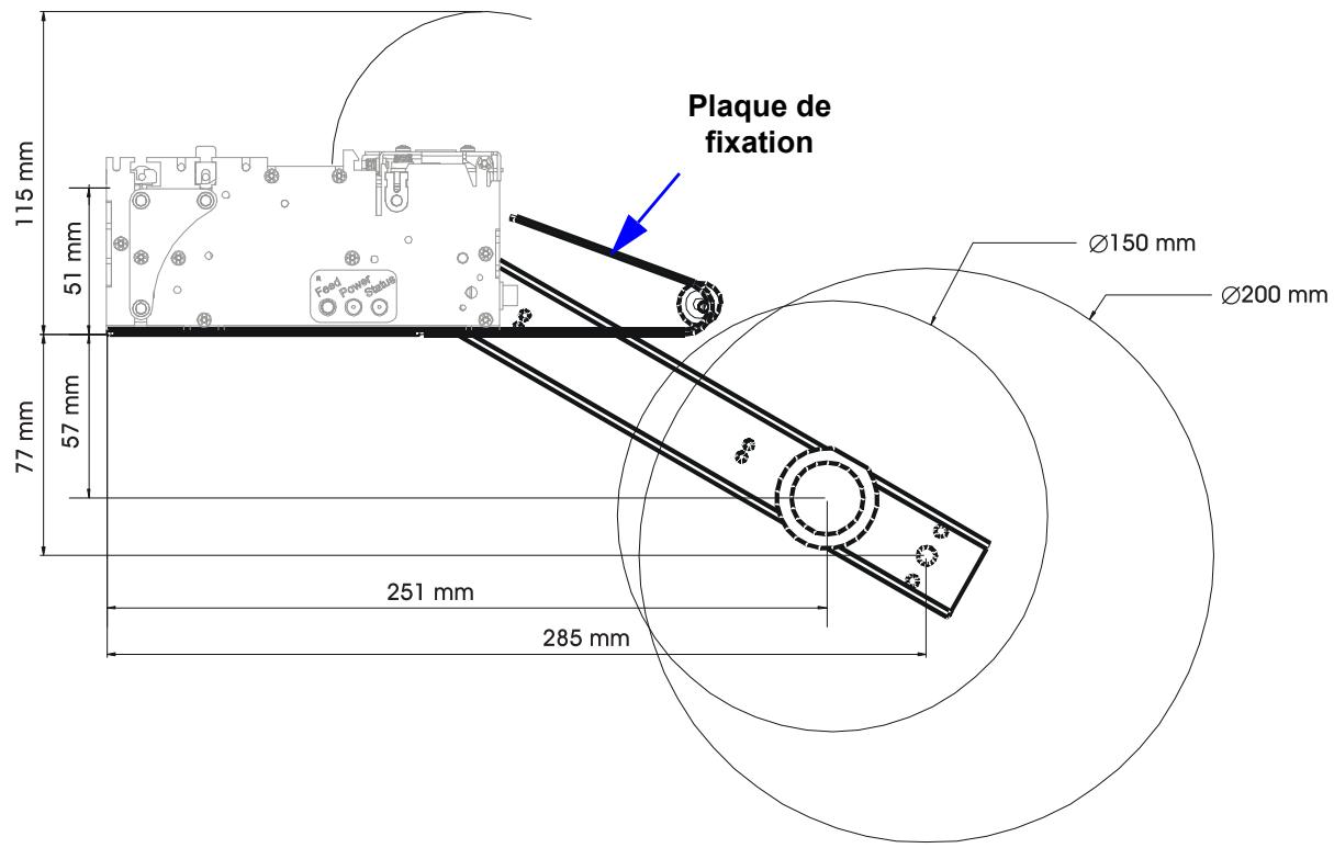 ZEBRA KR203 - Porte-rouleau universal : P1014125 - 3