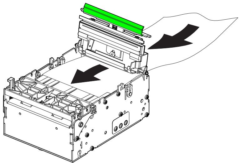 ZEBRA KR203 - Chargement manuel du papier - 1