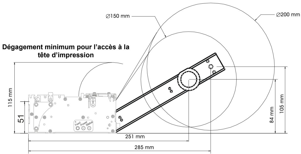 ZEBRA KR203 - Porte-rouleau universal : P1014125 - 2