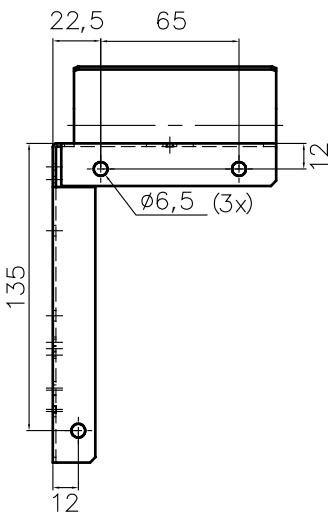 ZEBRA KR203 - Porte-rouleau à fixation murale : P1014123 - 2