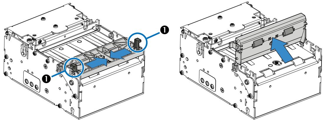 ZEBRA KR203 - Ouverture de la fente de sortie - 1