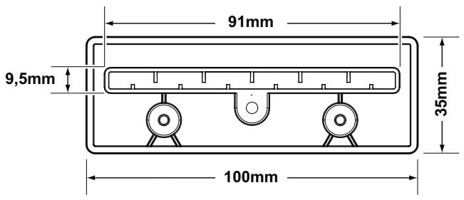 ZEBRA KR203 - Kit du panneau à fente de distribution : P1011185 - 2