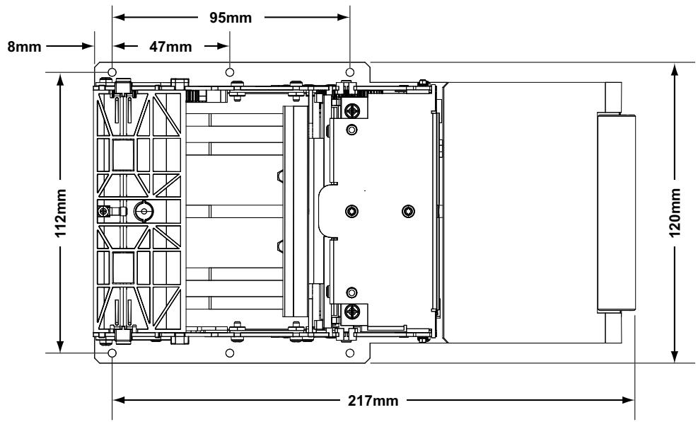 ZEBRA KR203 - Plaque de fixation de l'imprimante : 104208 - 1