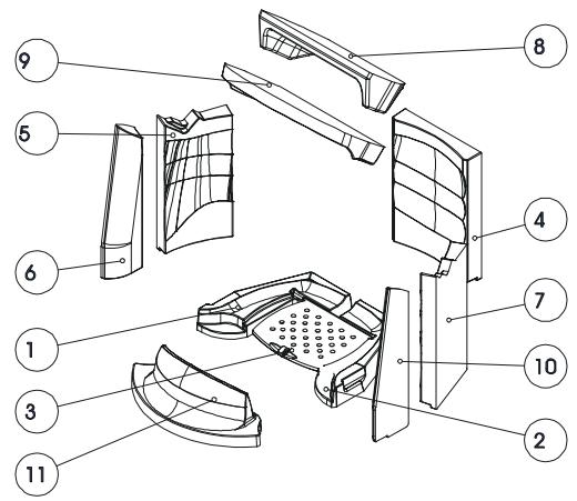 AUSTRO FLAMM VOGUE - PROSPETTO DEI RICAMBI PRINCIPALI - 1