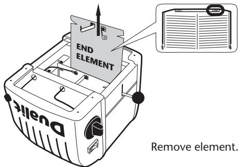 DUALIT - PROCEDURE FOR REPLACING ELEMENTS - 5