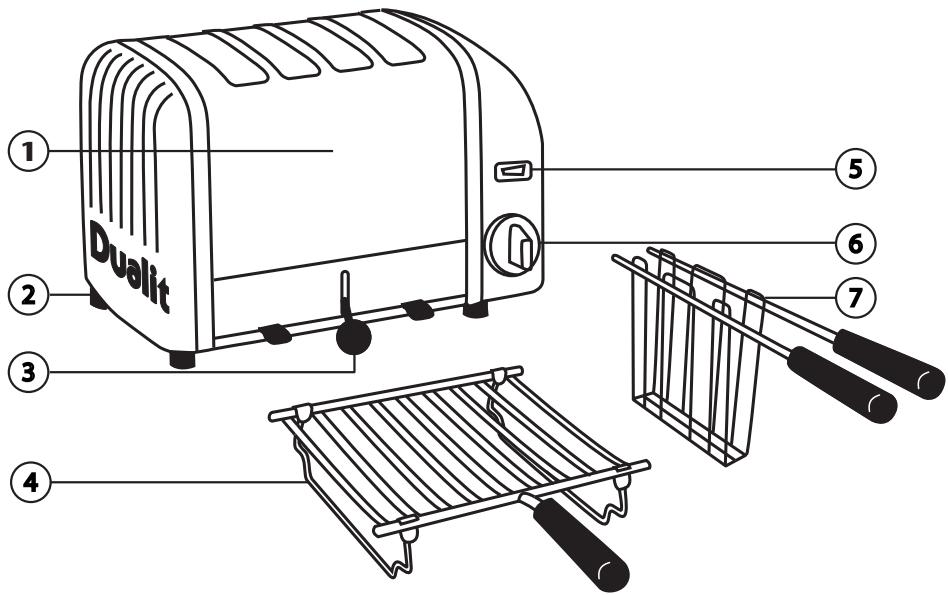DUALIT - PARTS AND CONTROLS - 1