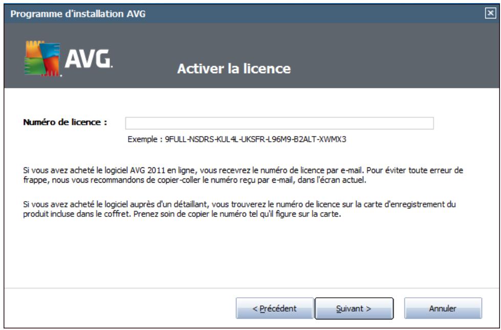 AVG INTERNET SECURITY 2011 - Activation de la licence AVG - 1