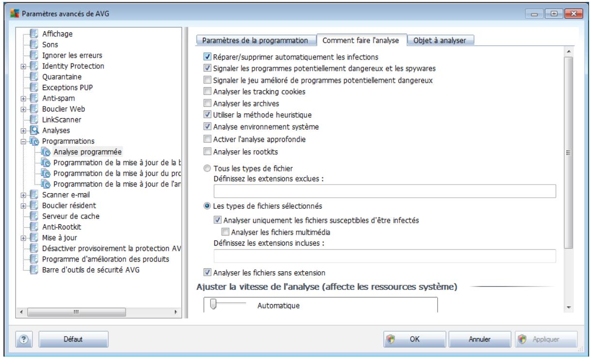 AVG INTERNET SECURITY 2011 - Options avancées de la programmation - 3