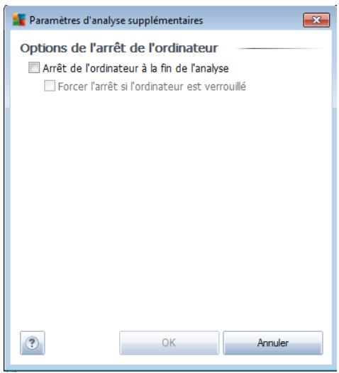AVG INTERNET SECURITY 2011 - Paramètres d'analyse supplémentaires - 1