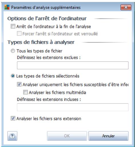 AVG INTERNET SECURITY 2011 - Modification de la configuration de l'analyse - 2