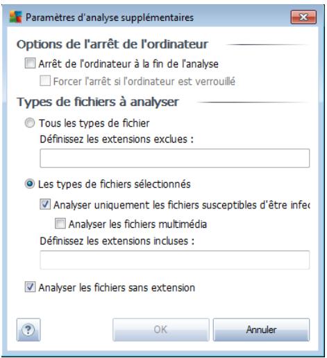 AVG INTERNET SECURITY 2011 - Modification de la configuration de l'analyse - 2