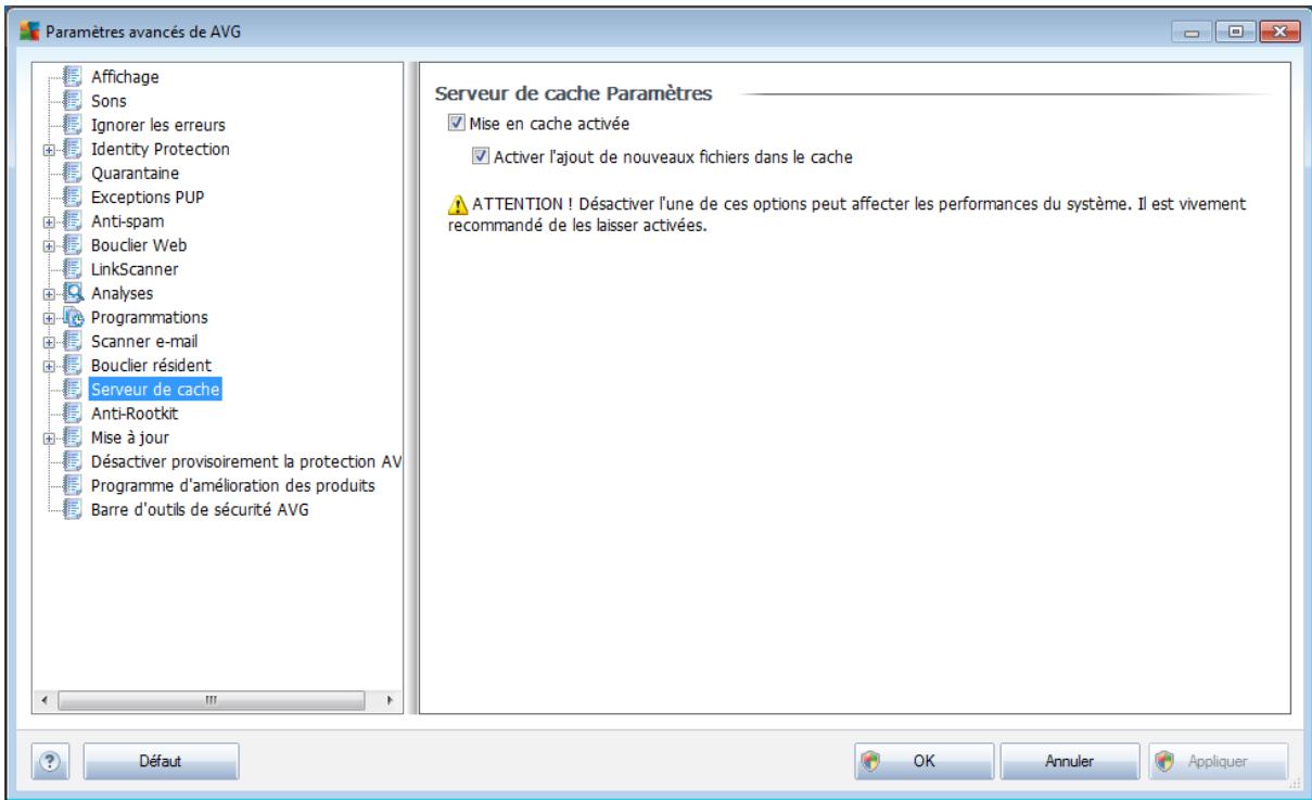 AVG INTERNET SECURITY 2011 - Serveur de cache - 1