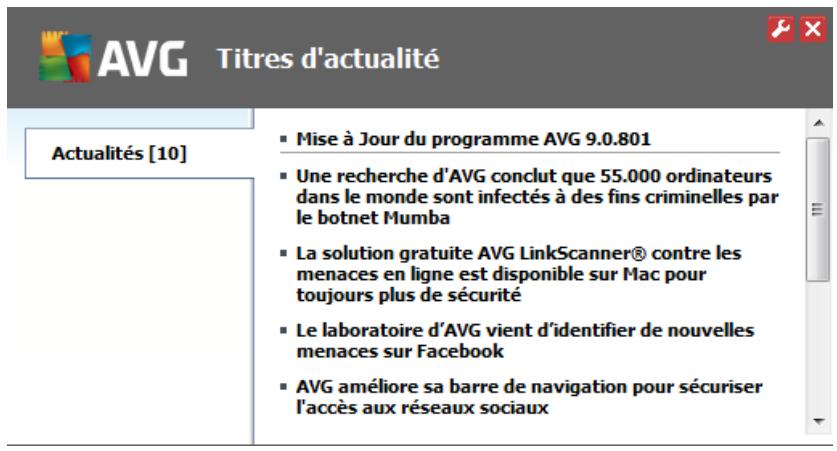 AVG INTERNET SECURITY 2011 - Actualités AVG - 1
