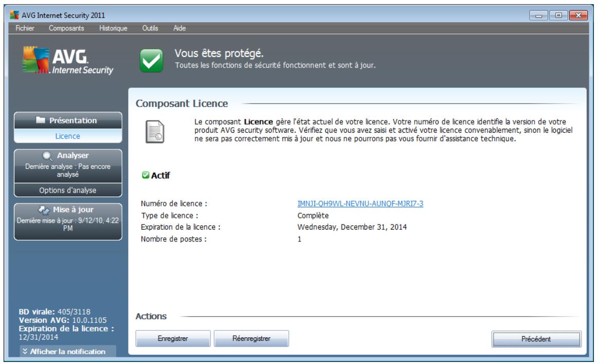 AVG INTERNET SECURITY 2011 - Licence - 1