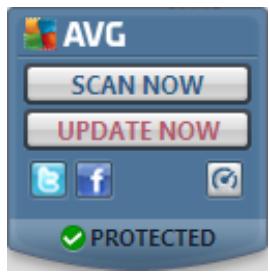 AVG INTERNET SECURITY 2011 - Gadget AVG - 1