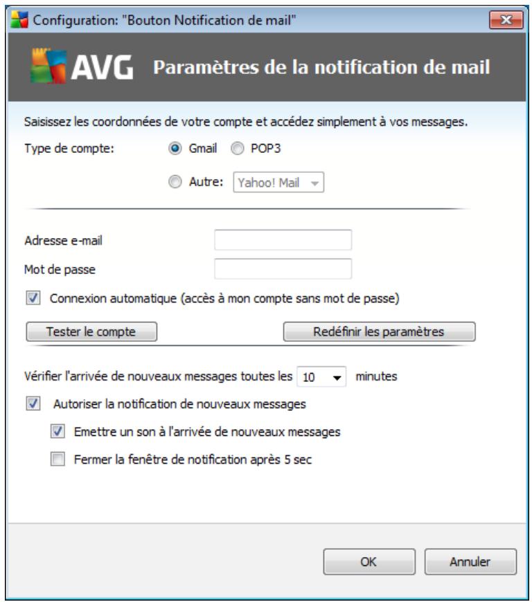 AVG INTERNET SECURITY 2011 - Notification de mail - 1