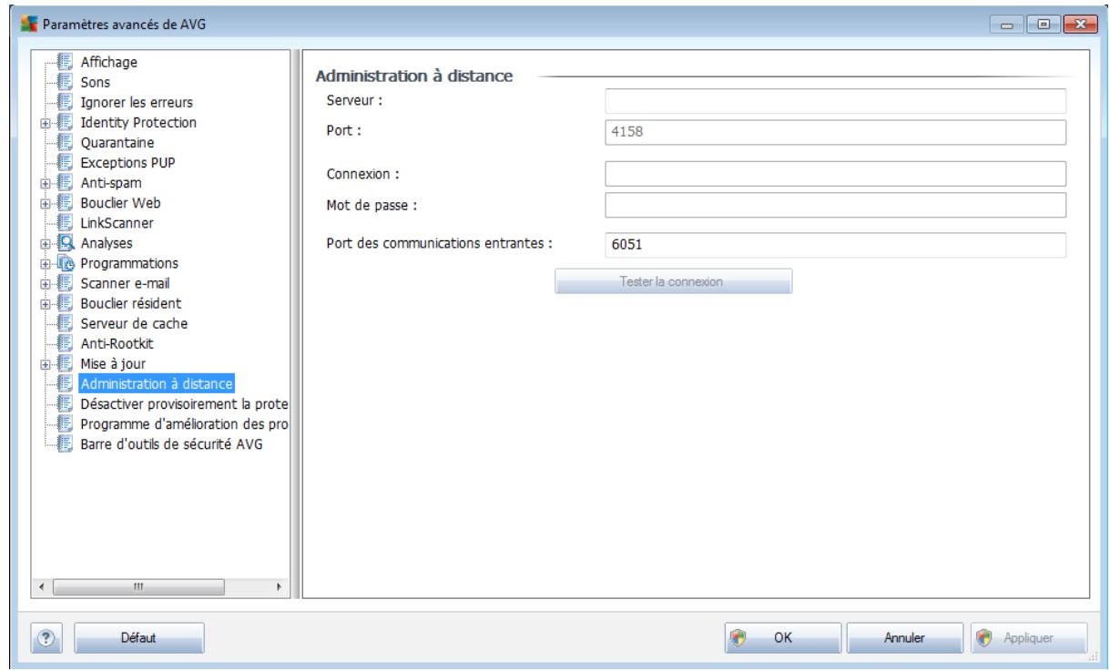 AVG INTERNET SECURITY 2011 - Administration à distance - 1