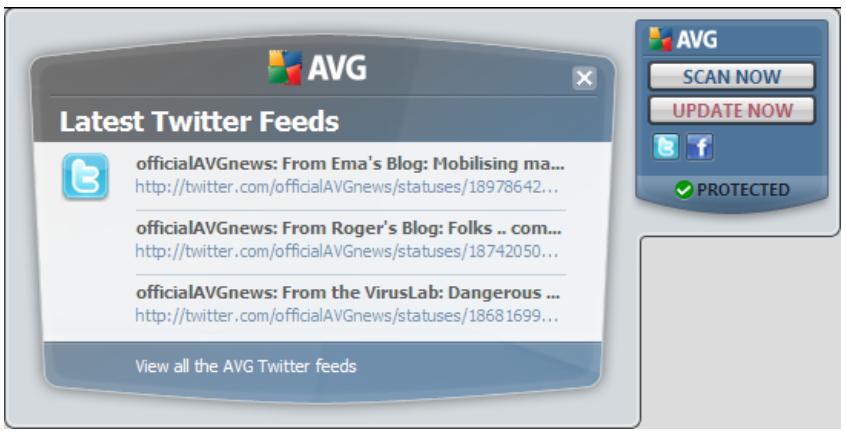 AVG INTERNET SECURITY 2011 - Gadget AVG - 5