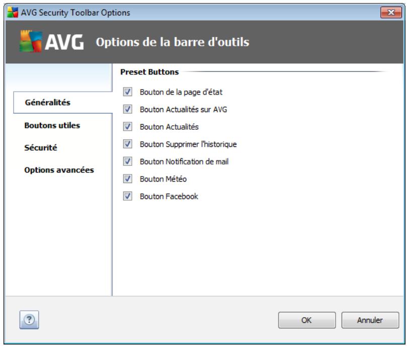 AVG INTERNET SECURITY 2011 - Onglet général - 1