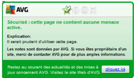AVG INTERNET SECURITY 2011 - Interface de LinkScanner - 7