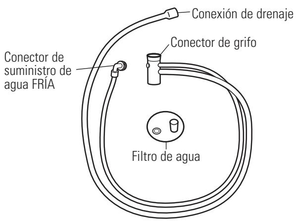 GE APPLIANCES WSLS1500 - QUITE LA MANGUERA UNI-COUPLER® DEL TAMBOR DE LA LAVADORA - 1