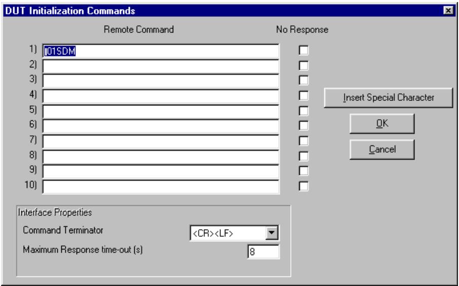 FLUKE COMPASS FOR MOLBOX - INITIALIZATION COMMANDS - 1