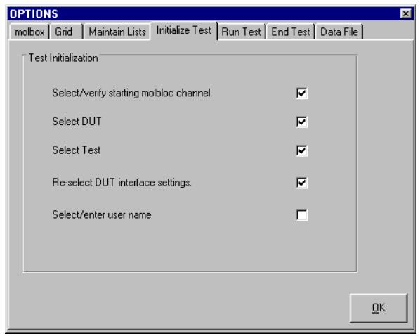 FLUKE COMPASS FOR MOLBOX - [INITIALIZE TEST] TAB - 1