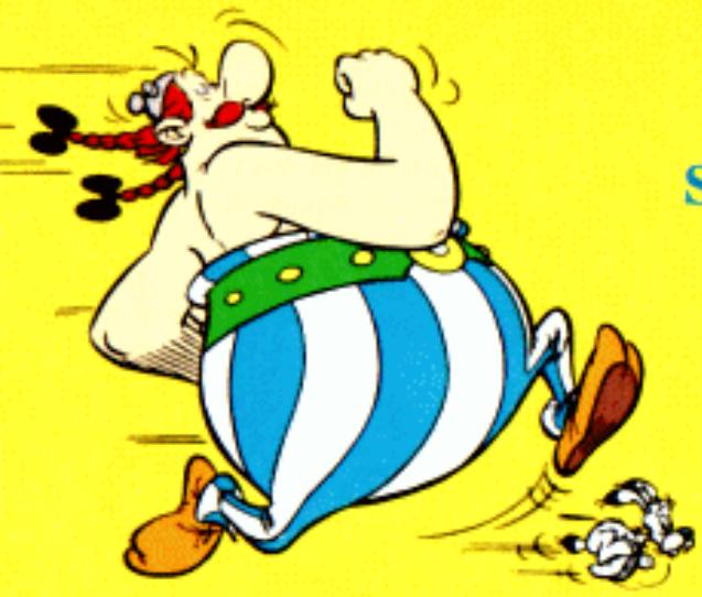 GAMES NINTENDO SUPER NES ASTERIX & OBELIX - COURIR - 1