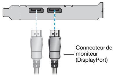 MATROX M9148 LP,  M9120 PLUS LP PCIE X16,  M9138 LP PCIE X16,  M9140 LP PCIE X16,  M9148 LP,  M9188 PCIE X16 - Connectez le second moniteur - 1